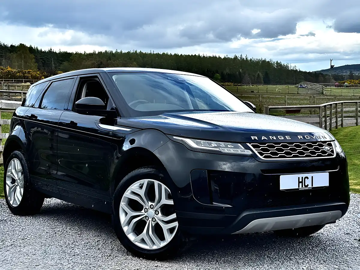 Used 2019 Land Rover Range Rover Evoque S Black - Front View