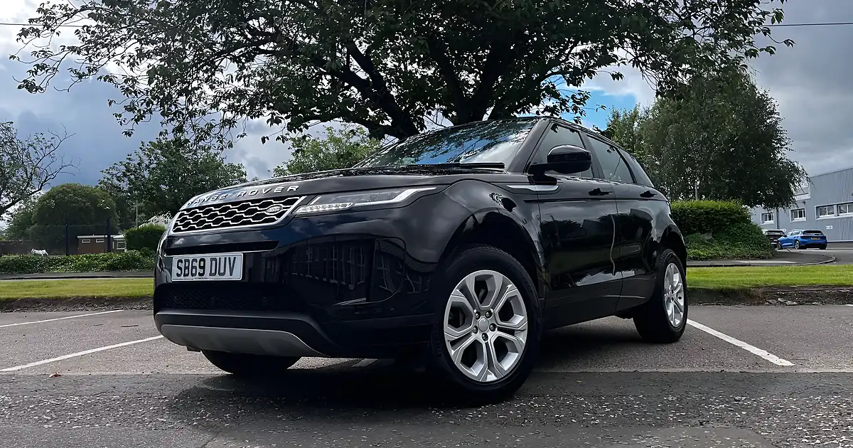 Used 2019 Land Rover Range Rover Evoque S Black - Front View
