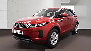Used 2019 Land Rover Range Rover Evoque S Red - Interior and Exterior details 11