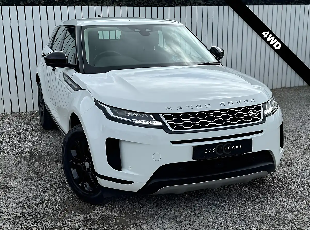 Used 2019 Land Rover Range Rover Evoque S White - Front View