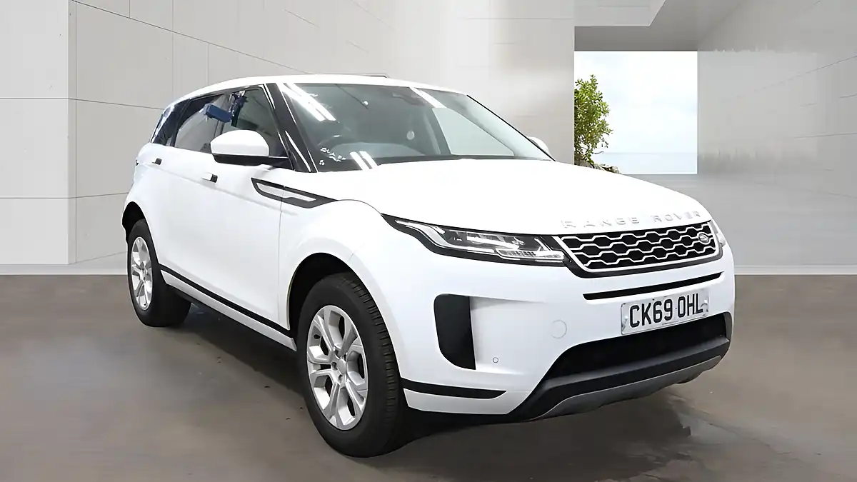 Used 2019 Land Rover Range Rover Evoque S White - Front View