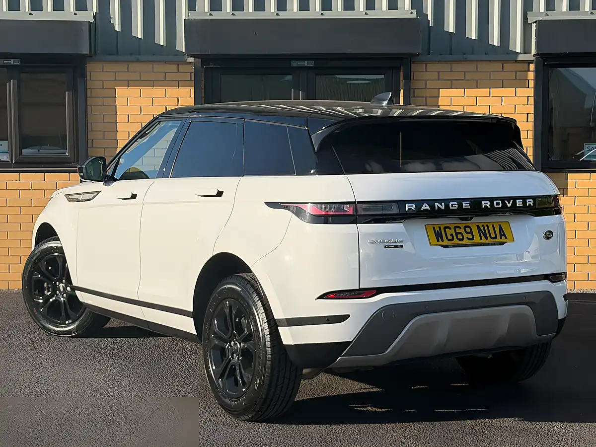 Used 2019 Land Rover Range Rover Evoque S White - Interior and Exterior details 11