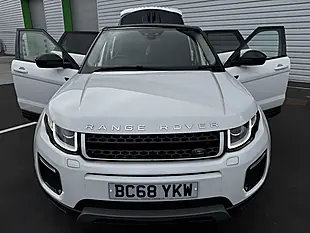 Used 2019 Land Rover Range Rover Evoque Se Tech White - Interior and Exterior details 11