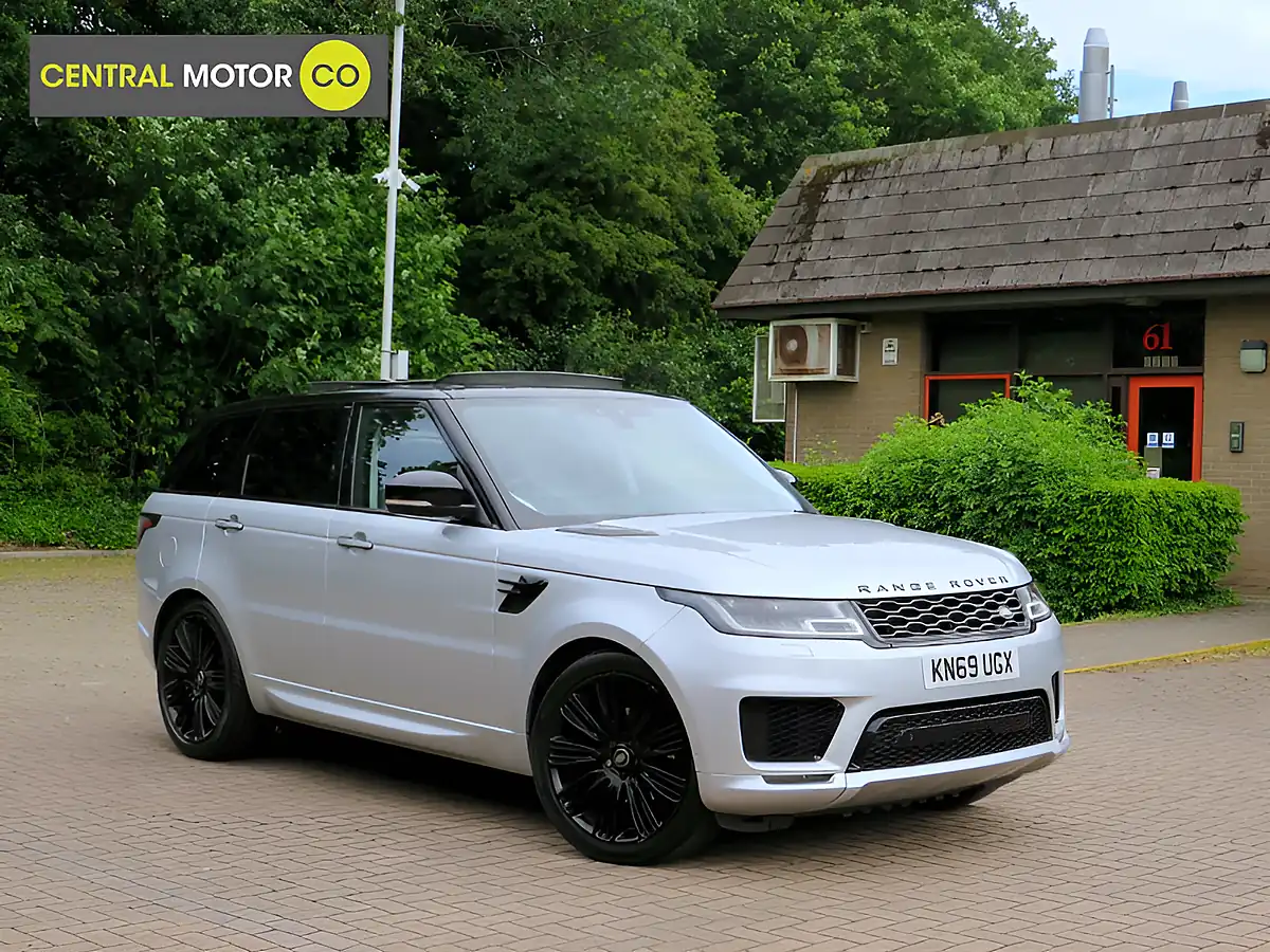 Used 2019 Land Rover Range Rover Sport Autobiography Dynamic Silver - Front View