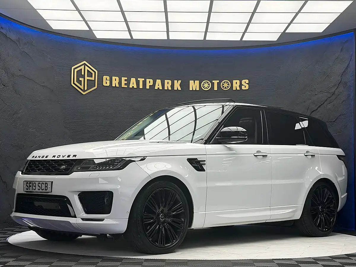 Used 2019 Land Rover Range Rover Sport Autobiography Dynamic White - Front View