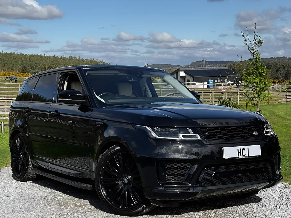 Used 2019 Land Rover Range Rover Sport Hse Dynamic Santorini Metallic Black - Front View