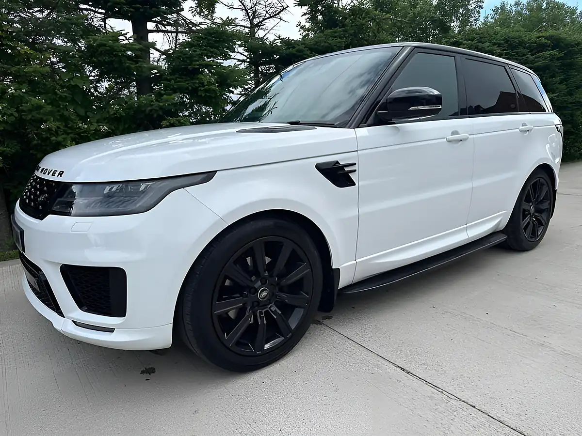 Used 2019 Land Rover Range Rover Sport Hse Dynamic White - Front View
