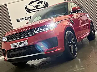 Used 2019 Land Rover Range Rover Sport Hse Red - Interior and Exterior details 12