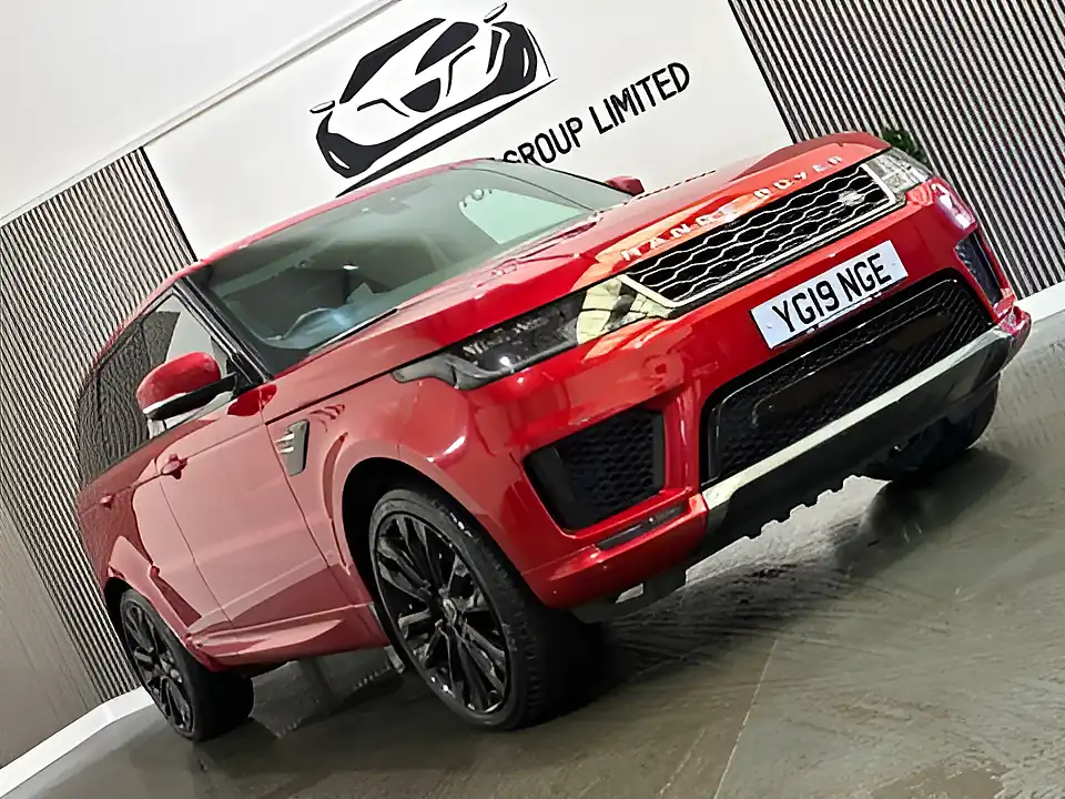 Used 2019 Land Rover Range Rover Sport Hse Red - Interior and Exterior details 14
