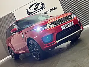 Used 2019 Land Rover Range Rover Sport Hse Red - Interior and Exterior details 15