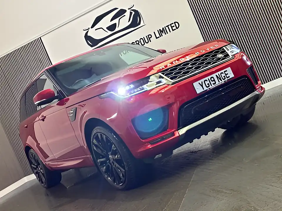 Used 2019 Land Rover Range Rover Sport Hse Red - Interior and Exterior details 15