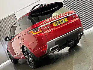 Used 2019 Land Rover Range Rover Sport Hse Red - Interior and Exterior details 16