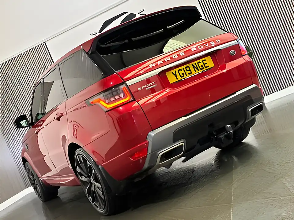 Used 2019 Land Rover Range Rover Sport Hse Red - Interior and Exterior details 16