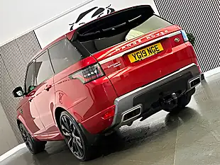 Used 2019 Land Rover Range Rover Sport Hse Red - Interior and Exterior details 17