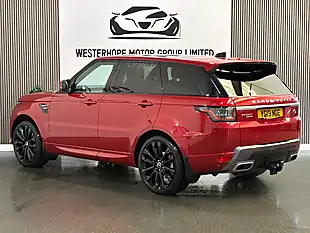 Used 2019 Land Rover Range Rover Sport Hse Red - Interior and Exterior details 2