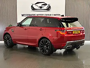 Used 2019 Land Rover Range Rover Sport Hse Red - Interior and Exterior details 6