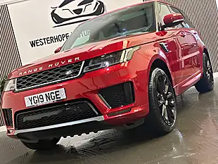 Used 2019 Land Rover Range Rover Sport Hse Red - Interior and Exterior details 8