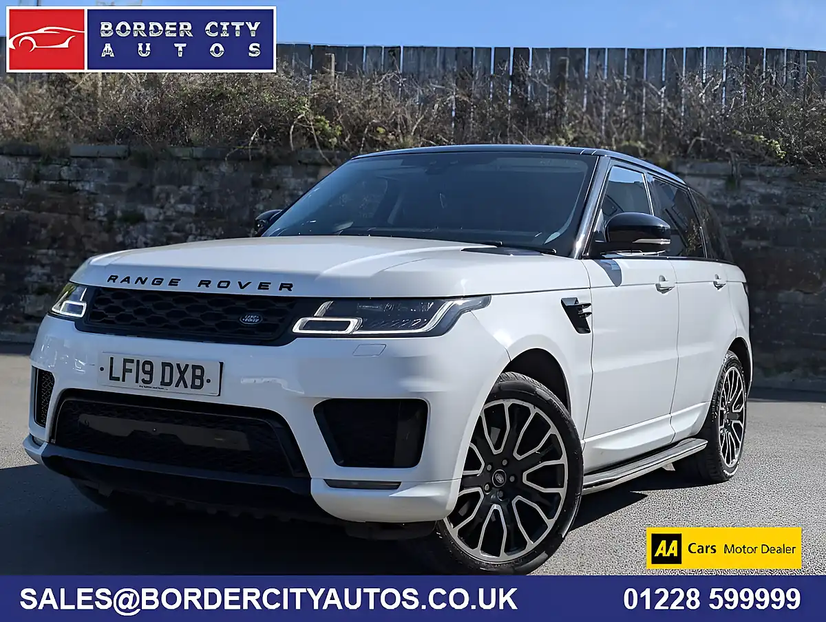 Used 2019 Land Rover Range Rover Sport Hse White - Front View