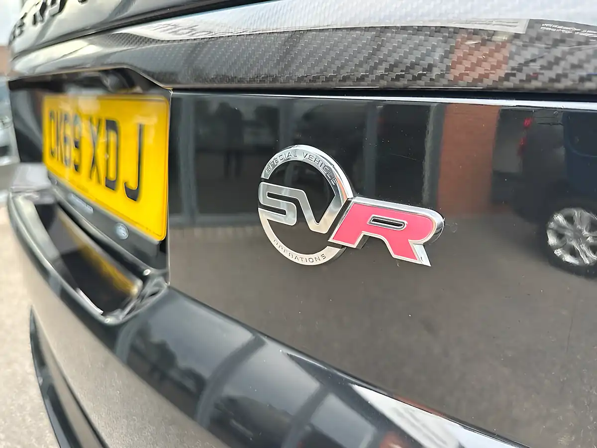 Used 2019 Land Rover Range Rover Sport Svr Black - Interior and Exterior details 4