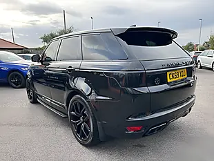 Used 2019 Land Rover Range Rover Sport Svr Black - Interior and Exterior details 9