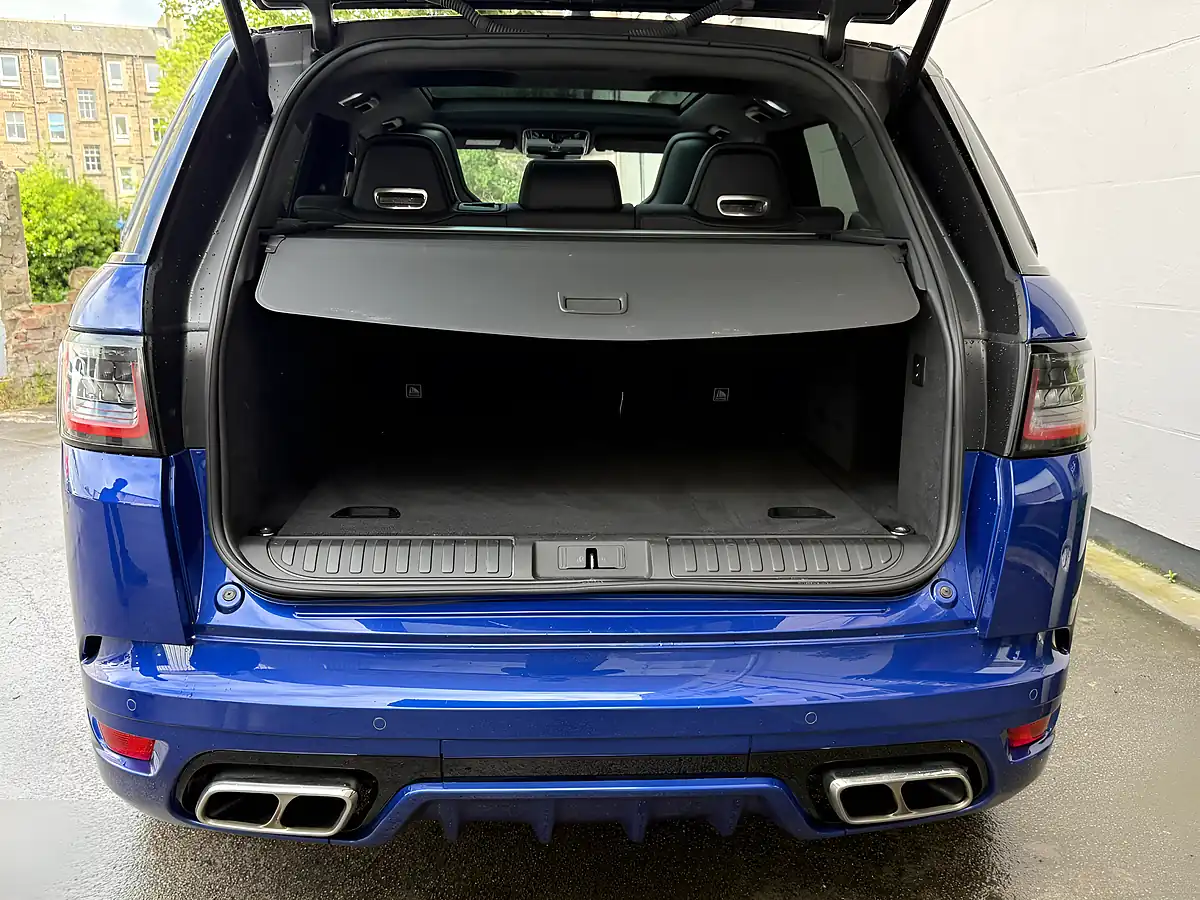 Used 2019 Land Rover Range Rover Sport Svr Blue - Interior and Exterior details 10