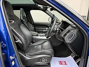 Used 2019 Land Rover Range Rover Sport Svr Blue - Interior and Exterior details 11