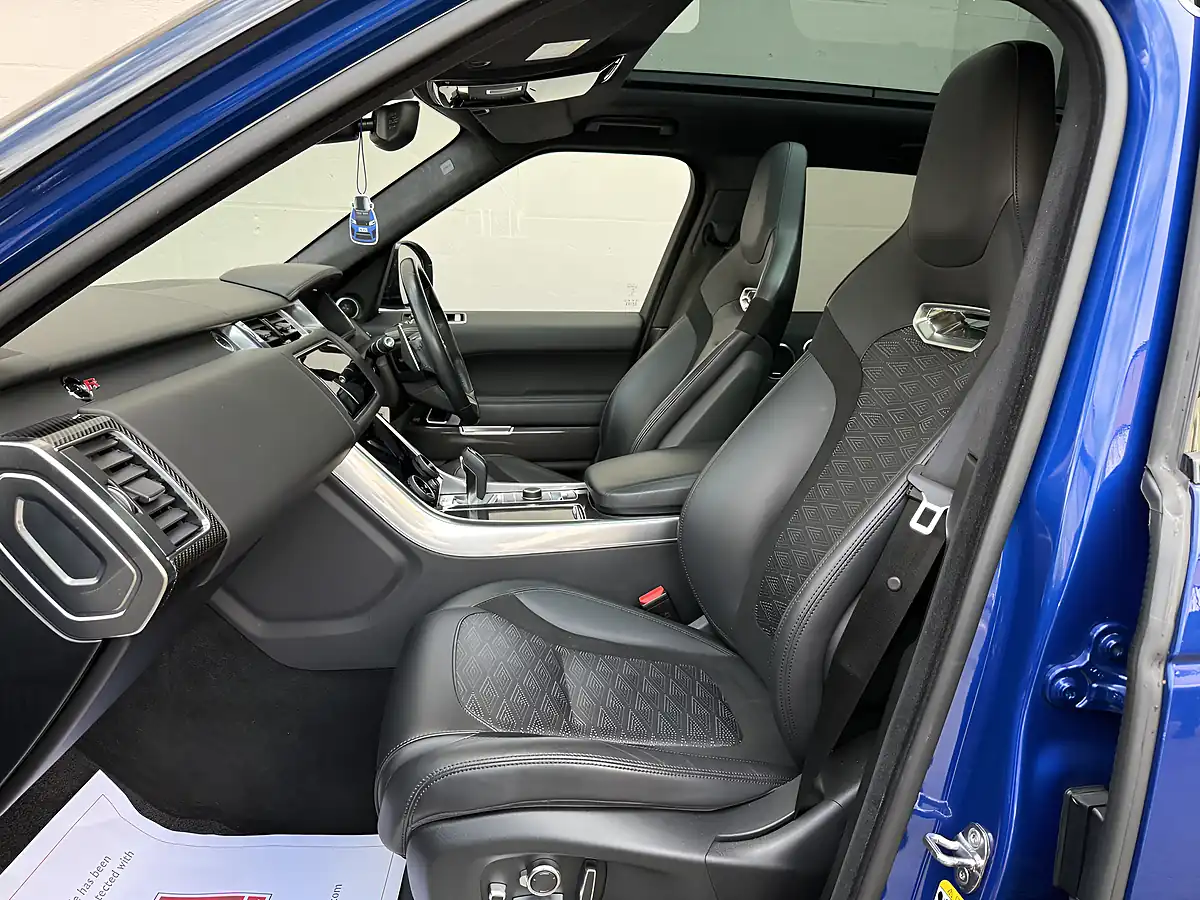 Used 2019 Land Rover Range Rover Sport Svr Blue - Interior and Exterior details 14