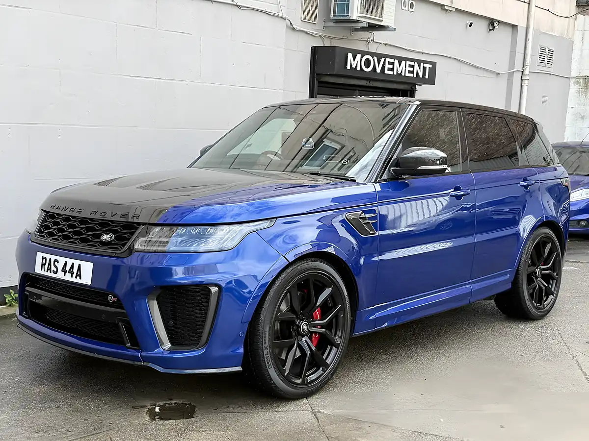 Used 2019 Land Rover Range Rover Sport Svr Blue - Interior and Exterior details 2