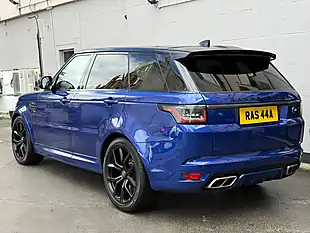 Used 2019 Land Rover Range Rover Sport Svr Blue - Interior and Exterior details 3
