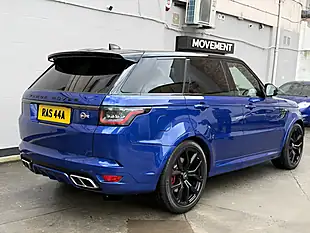 Used 2019 Land Rover Range Rover Sport Svr Blue - Interior and Exterior details 4