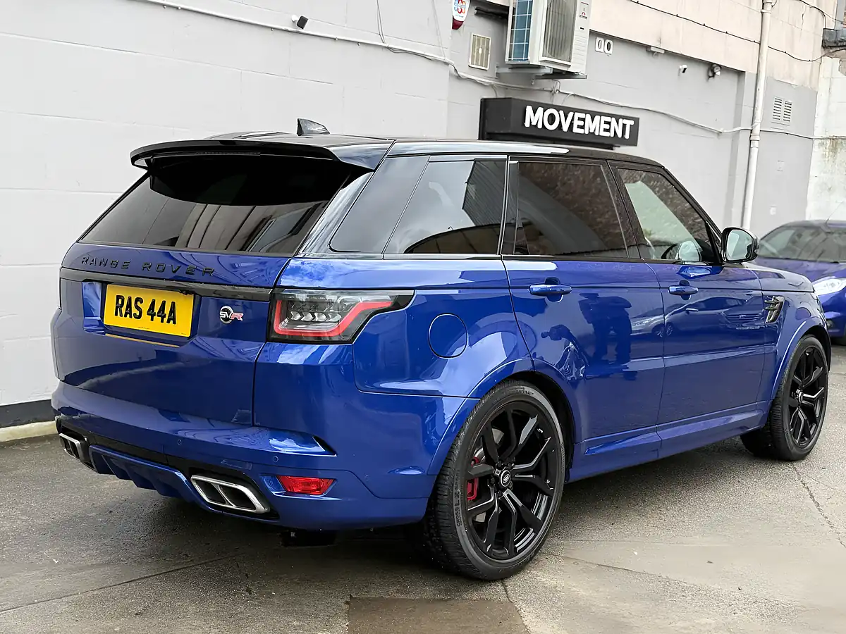 Used 2019 Land Rover Range Rover Sport Svr Blue - Interior and Exterior details 4