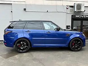 Used 2019 Land Rover Range Rover Sport Svr Blue - Interior and Exterior details 5