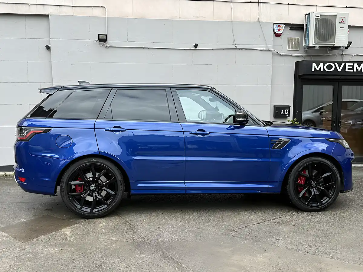 Used 2019 Land Rover Range Rover Sport Svr Blue - Interior and Exterior details 5