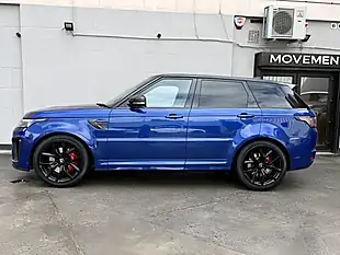 Used 2019 Land Rover Range Rover Sport Svr Blue - Interior and Exterior details 6