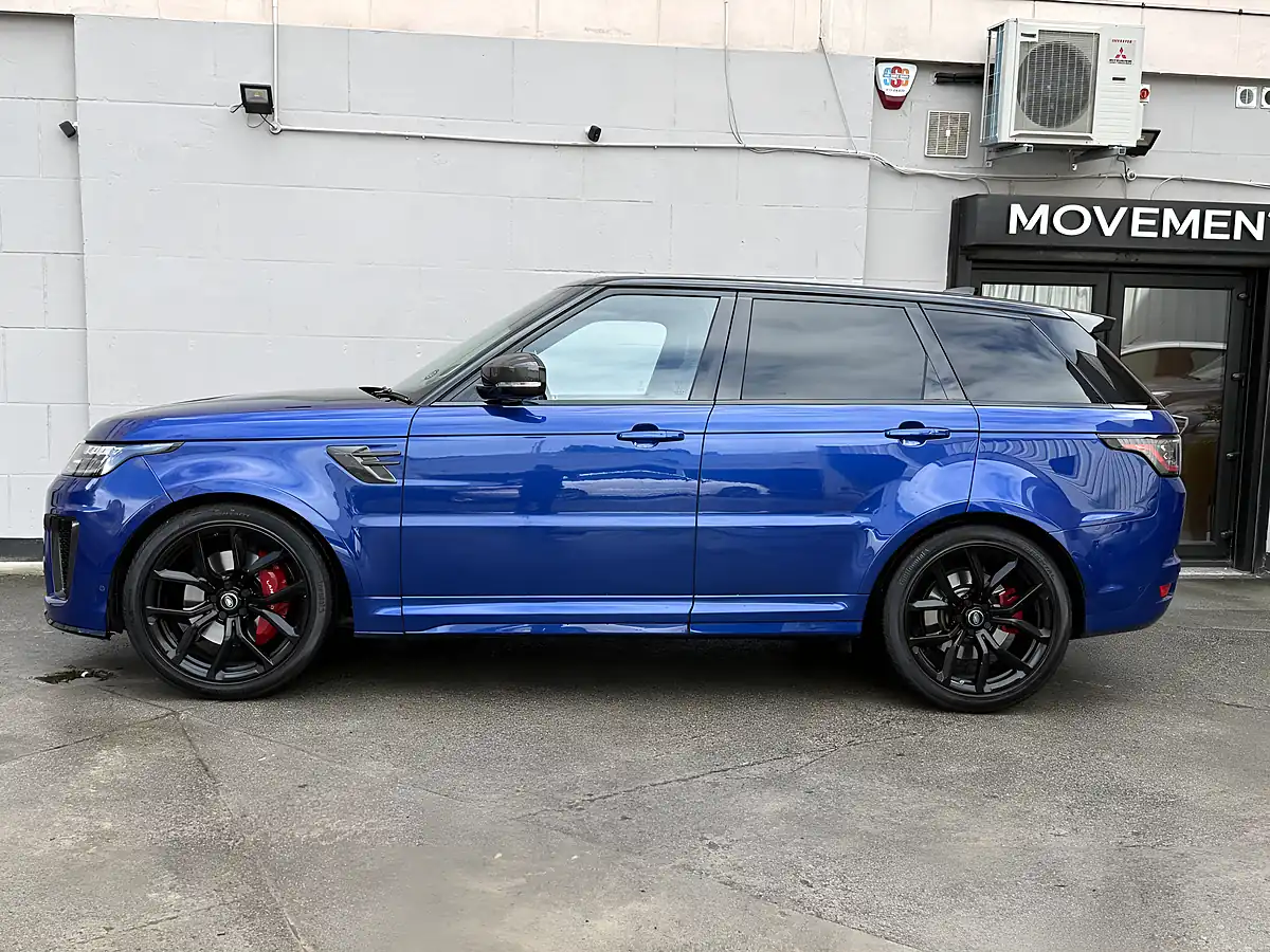 Used 2019 Land Rover Range Rover Sport Svr Blue - Interior and Exterior details 6