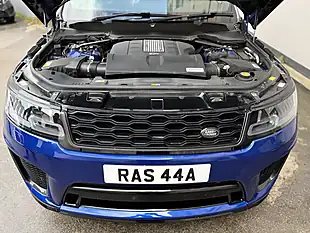 Used 2019 Land Rover Range Rover Sport Svr Blue - Interior and Exterior details 9