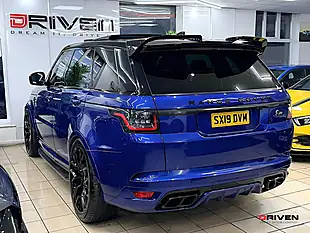 Used 2019 Land Rover Range Rover Sport Svr Blue - Interior and Exterior details 10