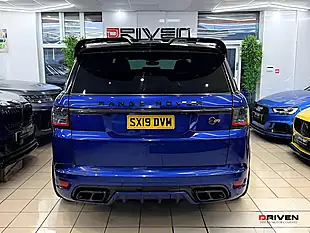 Used 2019 Land Rover Range Rover Sport Svr Blue - Interior and Exterior details 12