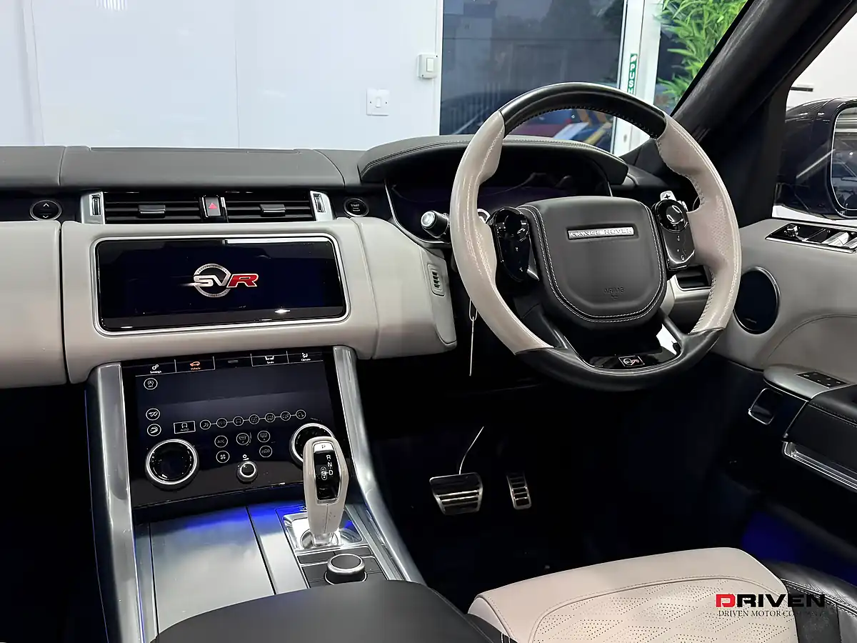 Used 2019 Land Rover Range Rover Sport Svr Blue - Interior and Exterior details 14