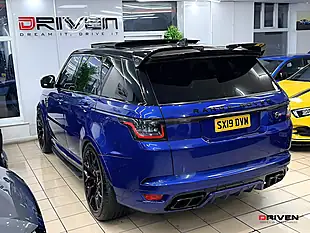 Used 2019 Land Rover Range Rover Sport Svr Blue - Interior and Exterior details 2