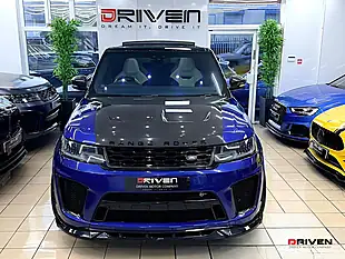 Used 2019 Land Rover Range Rover Sport Svr Blue - Interior and Exterior details 3
