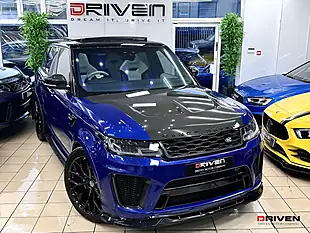 Used 2019 Land Rover Range Rover Sport Svr Blue - Interior and Exterior details 5