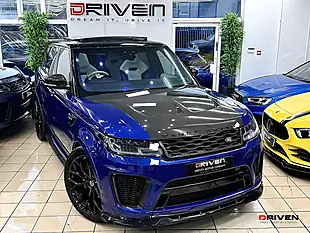 Used 2019 Land Rover Range Rover Sport Svr Blue - Interior and Exterior details 8
