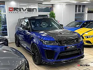 Used 2019 Land Rover Range Rover Sport Svr Blue - Interior and Exterior details 9