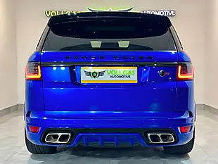 Used 2019 Land Rover Range Rover Sport Svr Blue - Interior and Exterior details 10