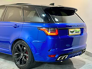 Used 2019 Land Rover Range Rover Sport Svr Blue - Interior and Exterior details 18