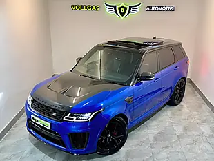 Used 2019 Land Rover Range Rover Sport Svr Blue - Interior and Exterior details 3