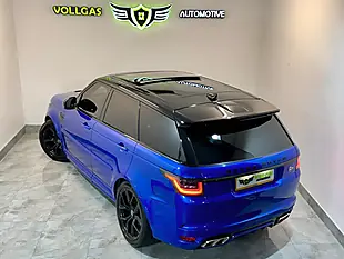 Used 2019 Land Rover Range Rover Sport Svr Blue - Interior and Exterior details 4