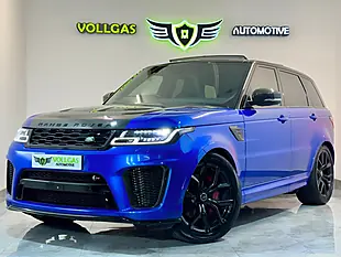 Used 2019 Land Rover Range Rover Sport Svr Blue - Interior and Exterior details 8