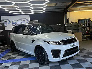 Used 2019 Land Rover Range Rover Sport Svr Carbon Edition Silver - Interior and Exterior details 10